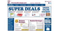 Desktop Screenshot of precisionenvelope.com